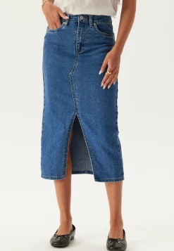 ONLY Farkkuhameet|Farkkuhame*Onlsiri Front Slit Skirt Dnm