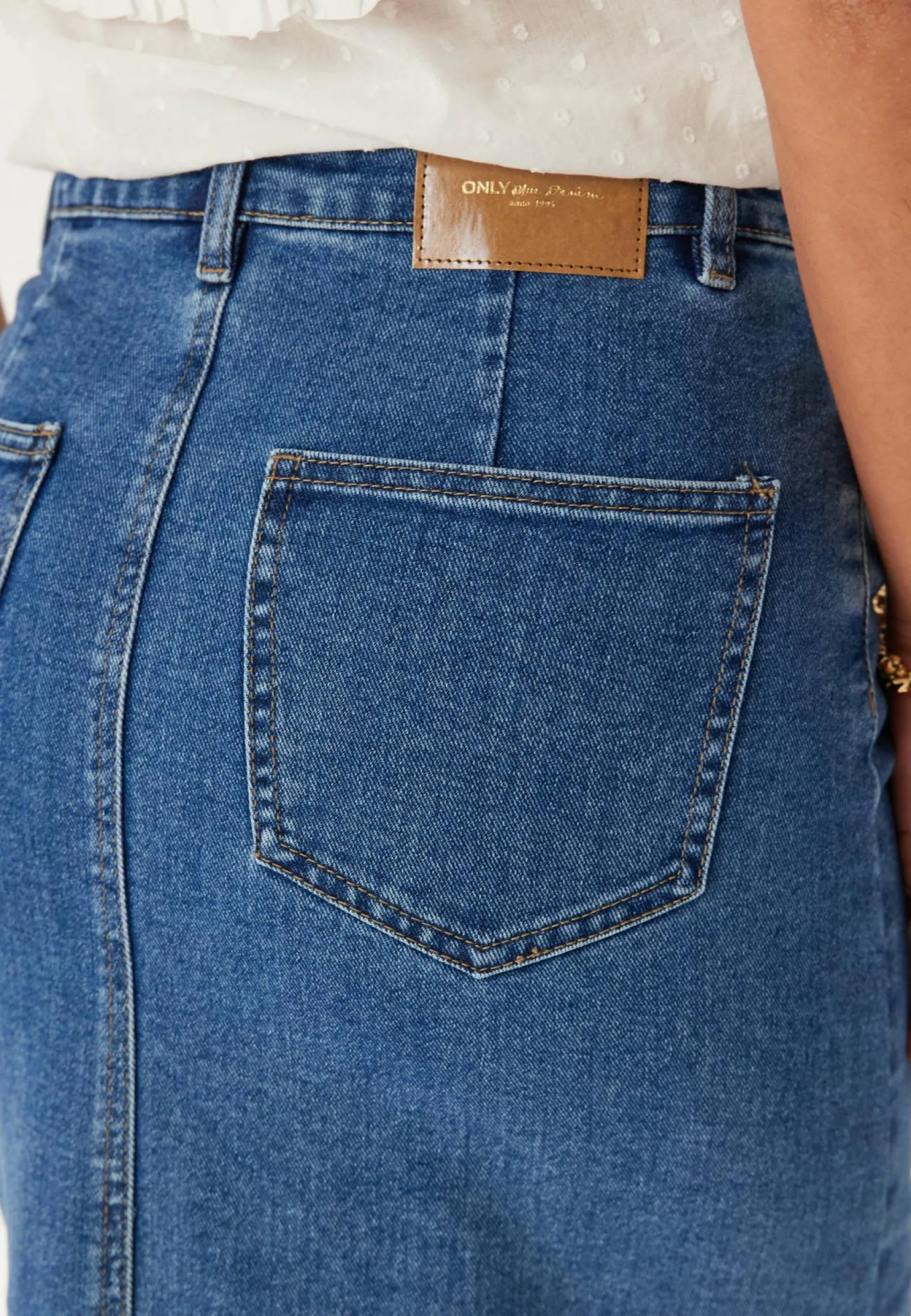 ONLY Farkkuhameet|Farkkuhame*Onlsiri Front Slit Skirt Dnm