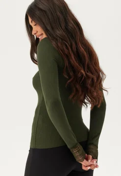 ONLY Pitkähihaiset Topit|Pitsitopit*Onltilde L/S High Neck Lace Top JRS