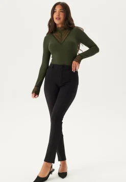 ONLY Pitkähihaiset Topit|Pitsitopit*Onltilde L/S High Neck Lace Top JRS