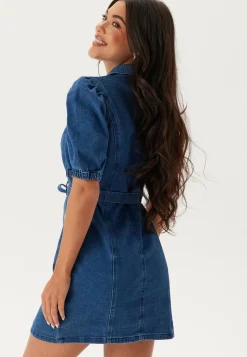 ONLY Farkkumekko|Paitamekot*Onlvibbe Ss Belt Dnm Dress