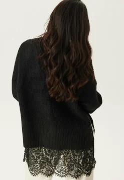 ONLY Juhlavat Neuleet|Neulepuserot*Onlvivia Ls Life V-neck Lace M