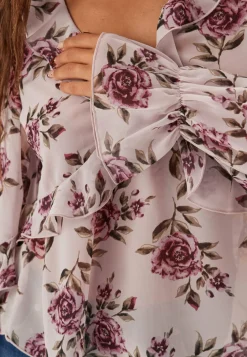 BUBBLEROOM Röyhelöpuserot|Tunikat Ja Puserot*Open Back Frill Blouse