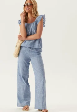 Pieces Hihattomat Topit*Pcapia Sl Square Neck Top