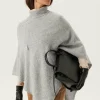 Pieces Ponchot*Pcfortuna High Neck Poncho