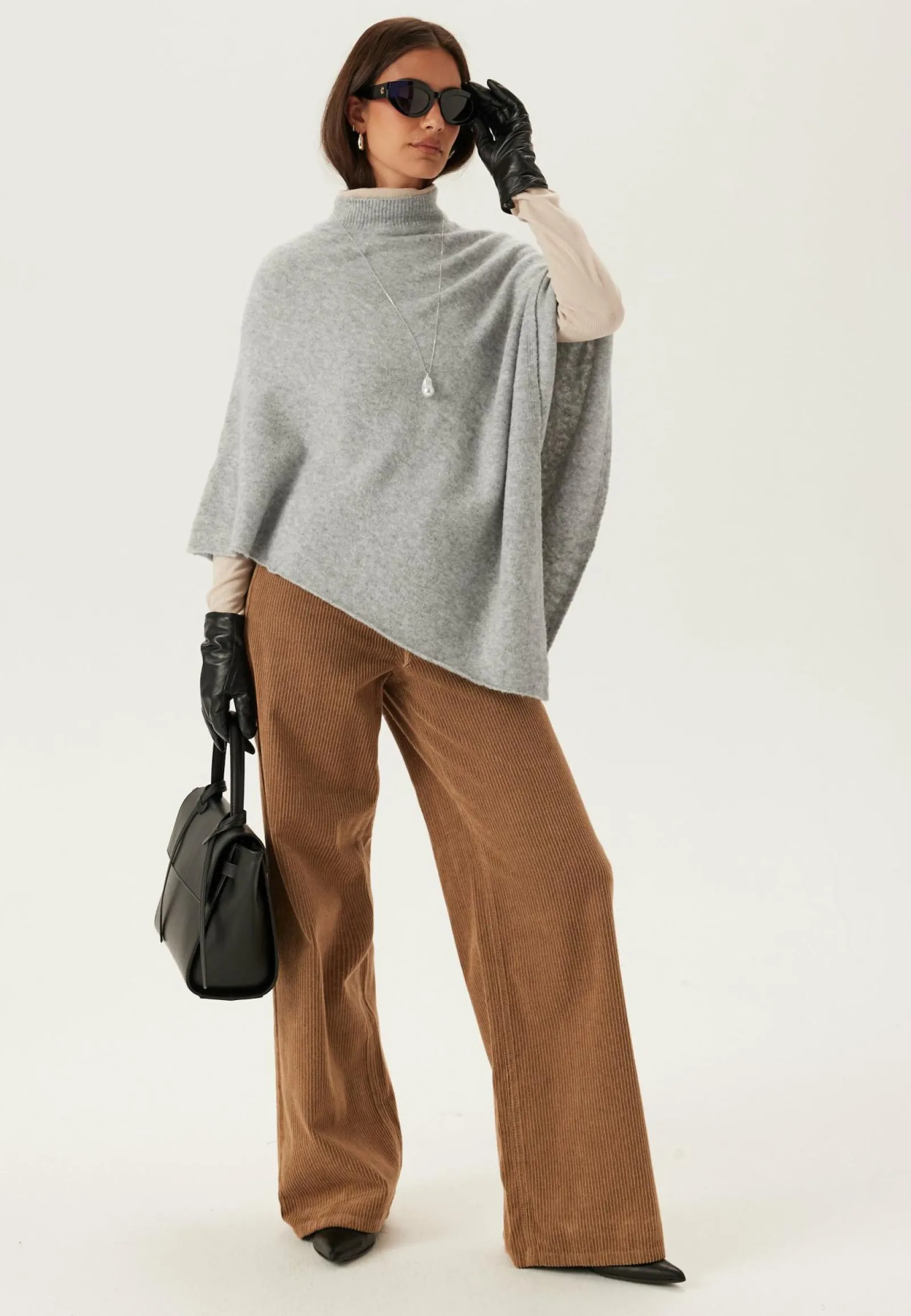 Pieces Ponchot*Pcfortuna High Neck Poncho