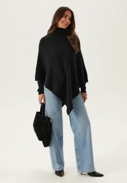 Pieces Ponchot*Pcfortuna High Neck Poncho