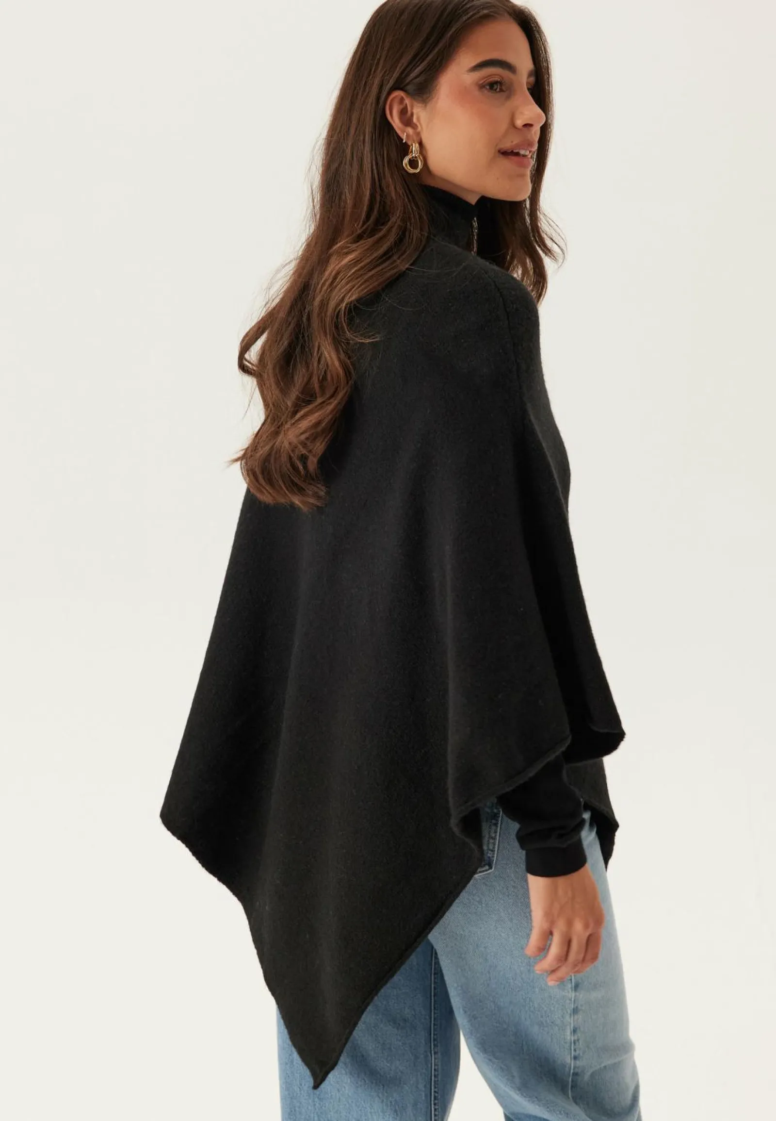 Pieces Ponchot*Pcfortuna High Neck Poncho