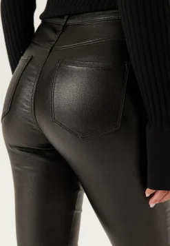 Pieces Korkeavyötäröiset Housut|Nahkahousut*Pchighskin Wear Glitter Jeggin