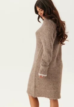 Pieces Pitkähihaiset Mekot|Neulotut Mekot*Pcivy Ls Contrast Knit Dress