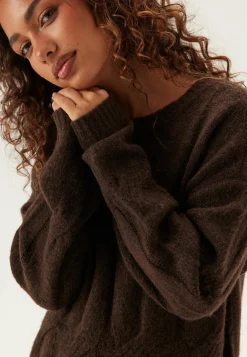 Pieces Midimekot|Neulotut Mekot*Pcjenna Ls Cable Knit Midi Dre