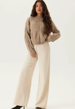 Pieces Neulepuserot|Neulotut Neulepuserot*Pcjenna Ls O-neck Cable Knit