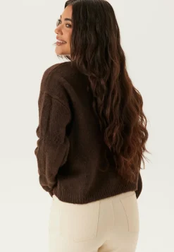 Pieces Neulepuserot|Neulotut Neulepuserot*Pcjenna Ls O-neck Cable Knit