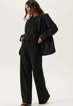 Pieces Glittertopit|Pitkähihaiset Topit*Pcjina Ls Boatneck Top Jrs