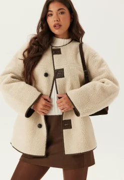 Pieces Teddytakit|Syystakit*Pcjulie Reversible Teddy Coat