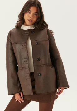 Pieces Teddytakit|Syystakit*Pcjulie Reversible Teddy Coat