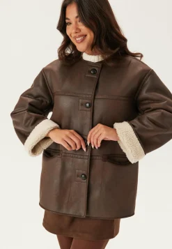 Pieces Teddytakit|Syystakit*Pcjulie Reversible Teddy Coat