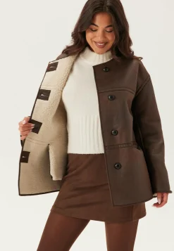 Pieces Teddytakit|Syystakit*Pcjulie Reversible Teddy Coat