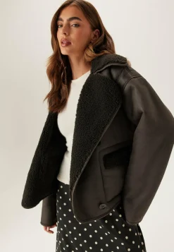 Pieces Syystakit|Takit*Pcjuno Coated Teddy Jacket