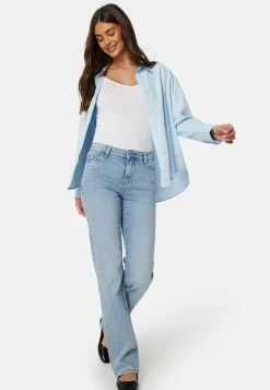 Pieces Farkut|Suorat Farkut*Pckelly Mid Waist Straight Jeans