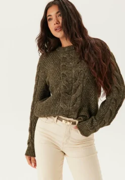 Pieces Neulepuserot|Neulotut Neulepuserot*Pcnina Ls O-neck Knit