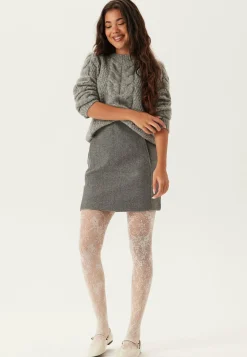 Pieces Neulepuserot|Neulotut Neulepuserot*Pcnina Ls O-neck Knit