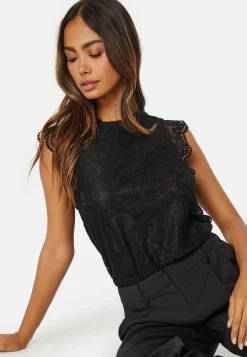 Pieces Pitsitopit*Pcolline SL Lace Top