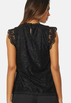 Pieces Pitsitopit*Pcolline SL Lace Top