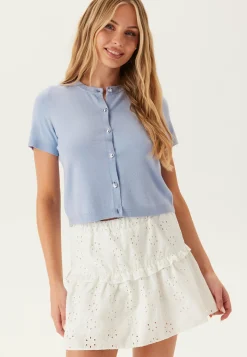 Pieces Neuletopit|Neuletopit*Pcorina Ss O-neck Knit Cardigan