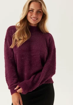 Pieces Neulepuserot|Neulotut Neulepuserot*Pcovy Ls Mock Neck Knit