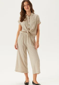 Pieces Rennot Setit|Rusetilliset Puserot*Pcpia Ss Tie Shirt Wvn Noos