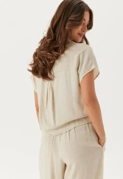 Pieces Rennot Puserot Ja Paidat|Rennot Topit*Pcpia Ss Tie Shirt Wvn Noos