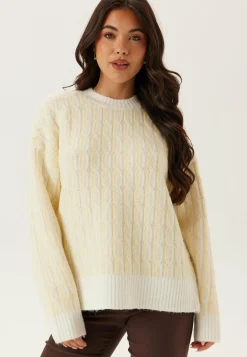 Pieces Neulepuserot|Neulotut Neulepuserot*Pcrigmor Ls Oneck Pullover