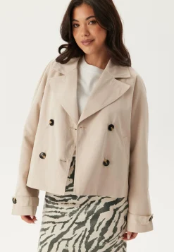 Pieces Trenssitakit|Päällystakit*Pcscarlett Ls Short Trenchcoat
