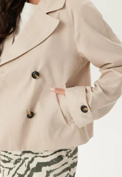 Pieces Trenssitakit|Päällystakit*Pcscarlett Ls Short Trenchcoat