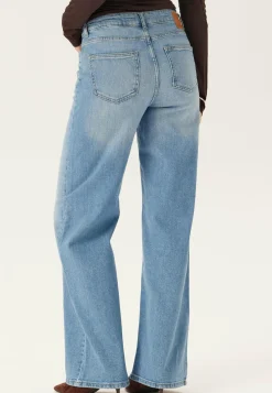 Pieces Farkut|Leveälahkeiset Farkut*Pcsilke Mw Wide Jeans Noos