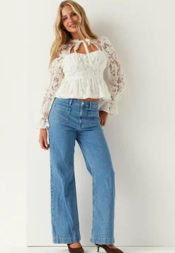 BUBBLEROOM Rusetilliset Puserot|Yksiväriset Puserot Ja Paidat*Peplum Blouse