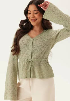 Happy Holly Yksiväriset Puserot Ja Paidat|Tunikat Ja Puserot*Peplum Lace Cardigan