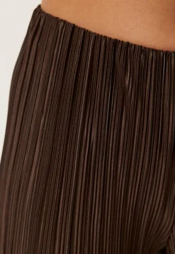 BUBBLEROOM Leveälahkeiset Housut|Suorat Housut*Pleated Frill Trousers