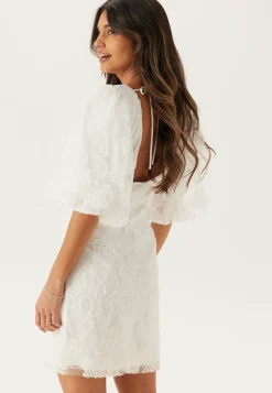 Bubbleroom Occasion Puhvihihalliset Mekot|Kesämekot*Puff Sleeve Embroidered Dress