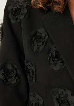 Bubbleroom Ateljé Muotoon Ommellut Bleiserit|Juhlableiserit*Remake 3D Flower Blazer