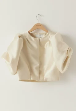 Bubbleroom Ateljé Rusetilliset Puserot|Yksiväriset Puserot Ja Paidat*Remake Drawstring Sleeve Jacket