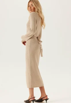 BUBBLEROOM Neuletakit Ja Neuleet|Neuletakit*Rib Knitted Cardigan Dress