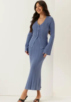 Happy Holly Juhlavat Neuleet|Neuletakit Ja Neuleet*Rib Sculpted Knitted Cardigan