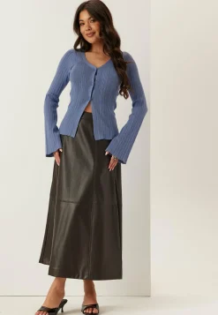 Happy Holly Juhlavat Neuleet|Neuletakit Ja Neuleet*Rib Sculpted Knitted Cardigan