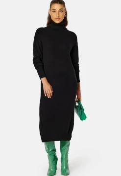 VILA Pitkähihaiset Mekot|Midimekot*Rill Roll Neck L/S Midi Dress