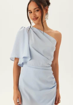 Bubbleroom Occasion Morsiusneitomekot|Juhlamekot*Ruched One Shoulder Midi Dress