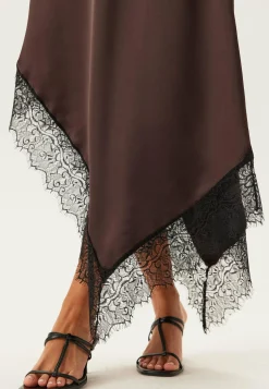 Bubbleroom Occasion Uudenvuoden Mekot|Satiinimekot*Satin Lace Slip Dress