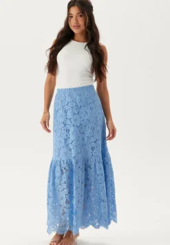BUBBLEROOM Juhlasetit|Juhlameet*Scalloped Lace Edge Maxi Skirt