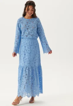 BUBBLEROOM Juhlasetit|Juhlameet*Scalloped Lace Edge Maxi Skirt